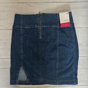 SO High Rise Denim Mini Skirt Size 5/27 Small Blue Jean Skirt NWT